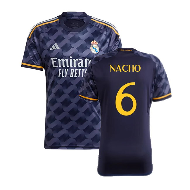 2023-2024 Real Madrid Away Shirt (Nacho 6)-SoccerKits Hub | Buy Soccer Jerseys Online